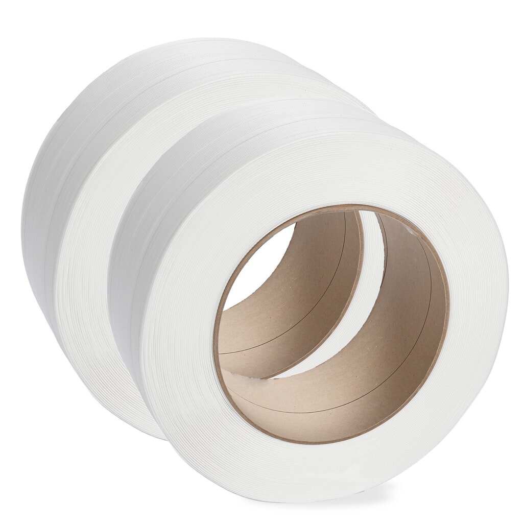 HEMMDAL PP-Umreifungsband, Kern-Ø 200 mm, 12 mm x 3.000 m pro Rolle, Stärke 0,55 mm Produktabbildung: HEMMDAL PP-Umreifungsband, Kern-Ø 200 mm, 12 mm x 3.000 m pro Rolle, Stärke 0,55 mm