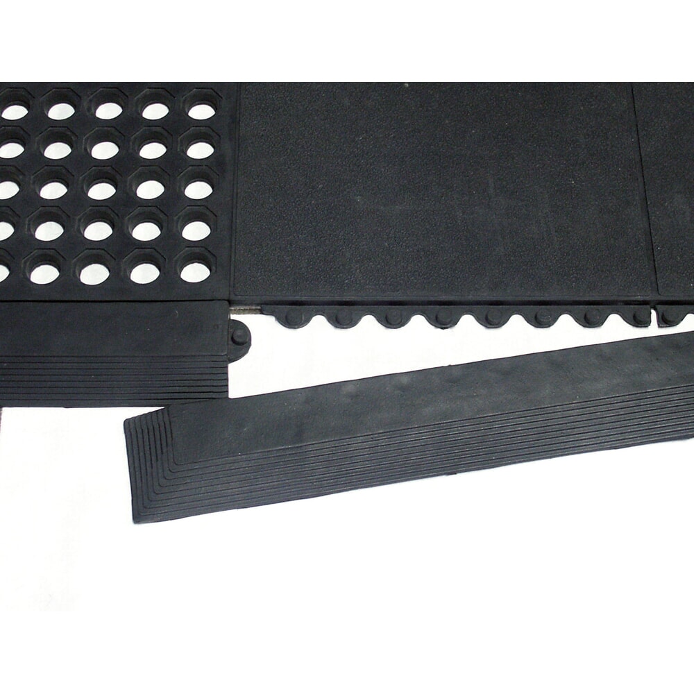 Produktabbildung Nr. 4: Miltex Leisten inkl. Ecken für Anti-Ermüdungsmatte Yoga Solid Spark, weiblich, schwarz, 4 Stk/VE