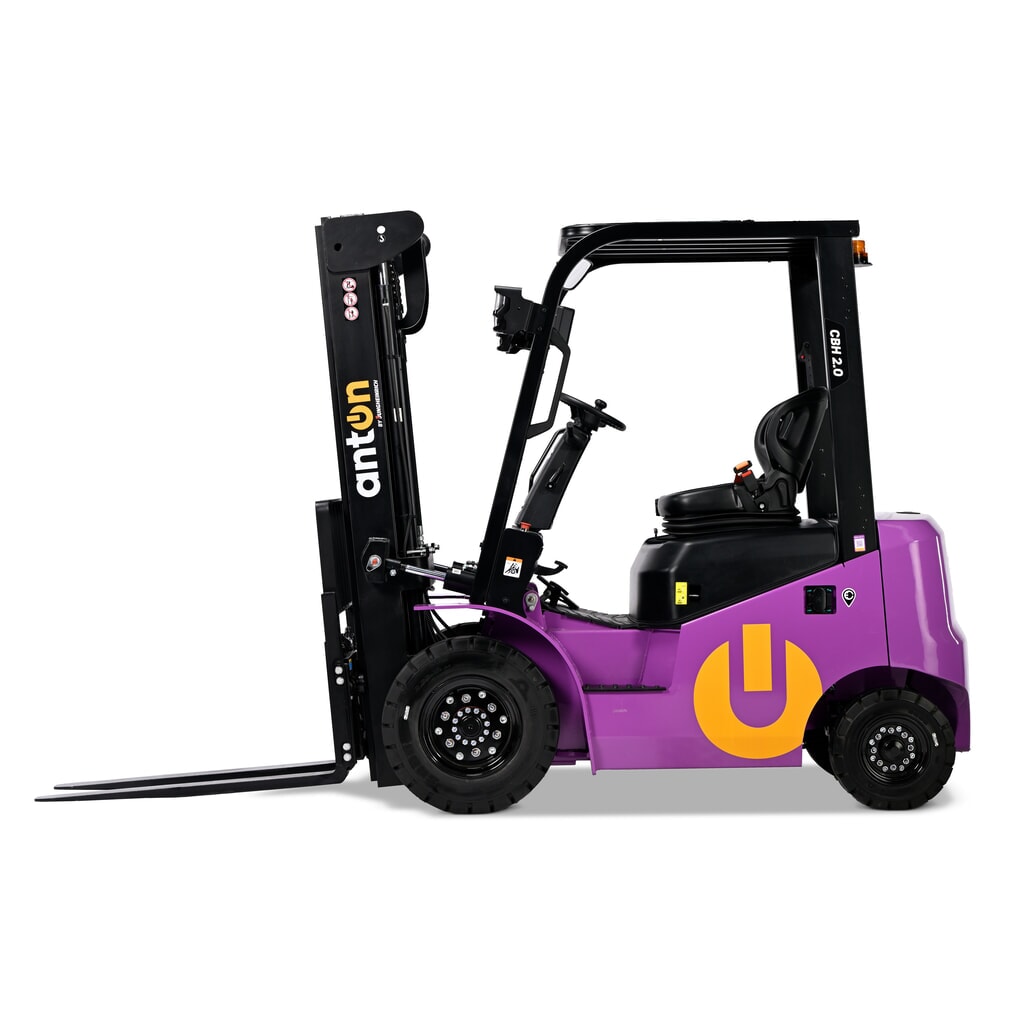 Produktabbildung: AntOn by Jungheinrich Elektro-Stapler CBH 2.0 mit Zweifach-Teleskop-Hubgerüst, Hubhöhe 3300 mm, Tragfähigkeit 2000 kg, inkl. Einbauladegerät