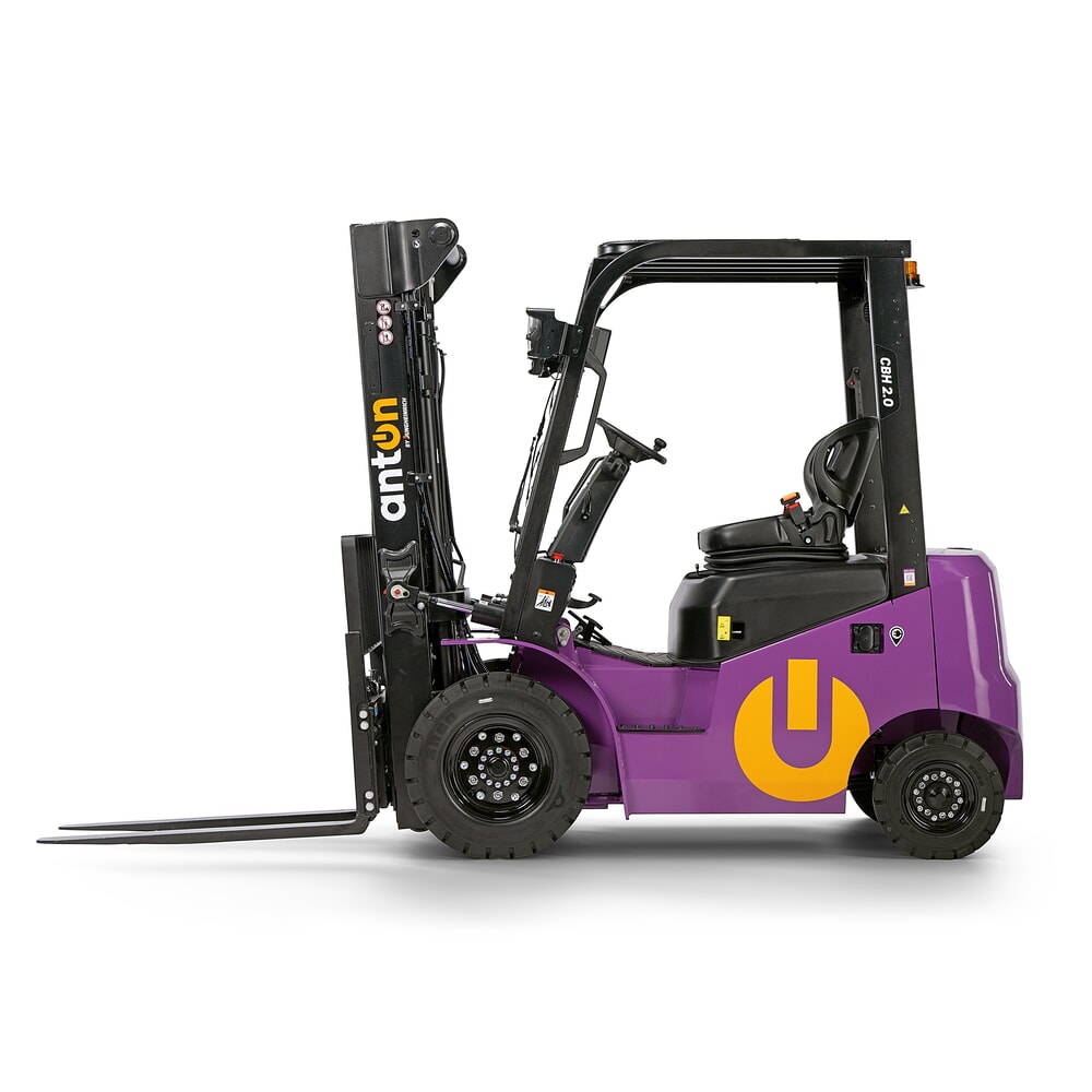 Produktabbildung Nr. 8: AntOn by Jungheinrich Elektro-Stapler CBH 2.0 mit Dreifach-Teleskop-Hubgerüst, Hubhöhe 4800 mm, Tragfähigkeit 2000 kg, Wetterschutzkabine Eco, inkl. Einbauladegerät