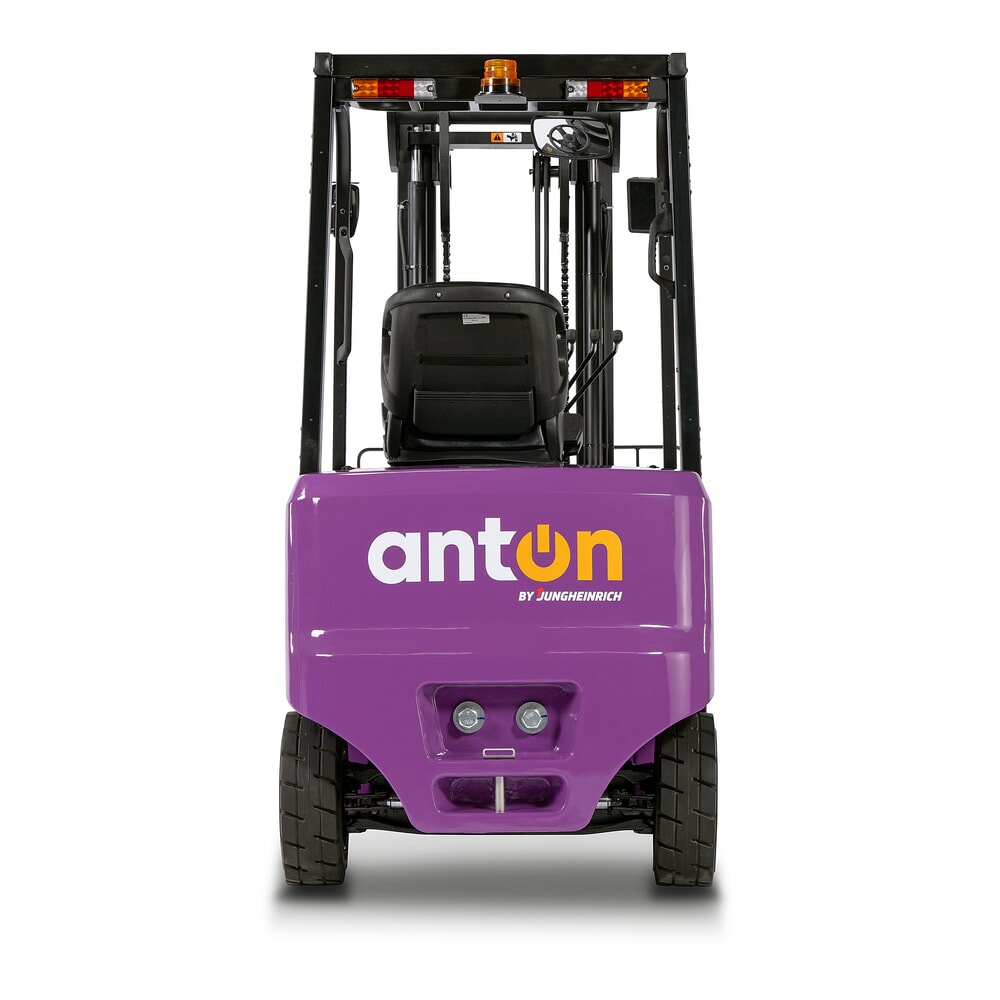 Produktabbildung Nr. 7: AntOn by Jungheinrich Elektro-Stapler CBH 2.0 mit Zweifach-Teleskop-Hubgerüst, Hubhöhe 3300 mm, Tragfähigkeit 2000 kg, inkl. Einbauladegerät