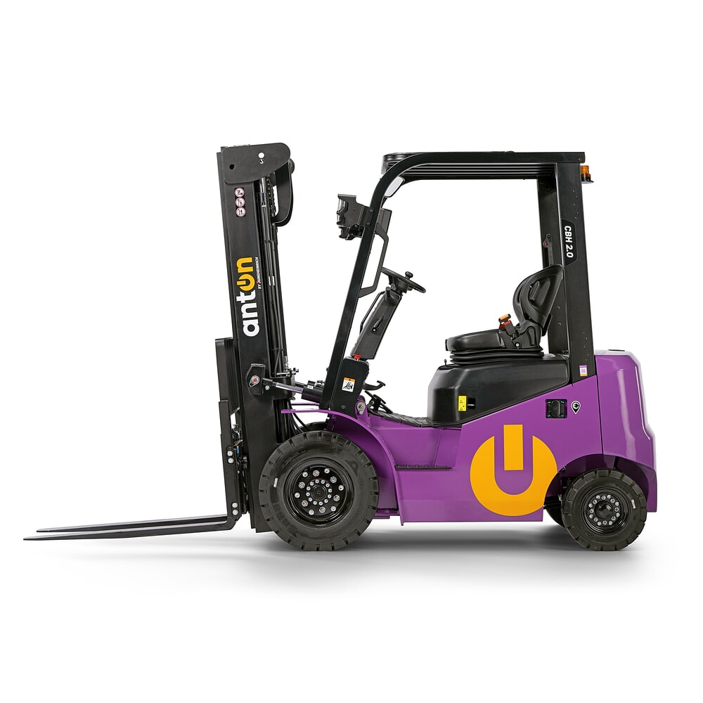 Produktabbildung Nr. 9: AntOn by Jungheinrich Elektro-Stapler CBH 2.0 mit Zweifach-Teleskop-Hubgerüst, Hubhöhe 3300 mm, Tragfähigkeit 2000 kg, inkl. Einbauladegerät