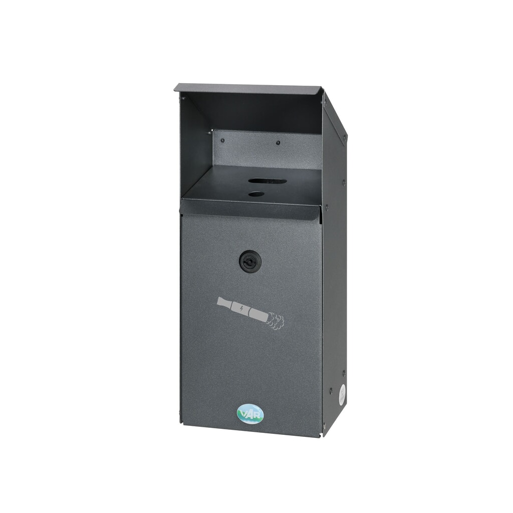 VAR® Ascher EZS 1, zur Entsorgung von E-Zigaretten, Wandmontage Produktabbildung: VAR® Ascher EZS 1, zur Entsorgung von E-Zigaretten, Wandmontage