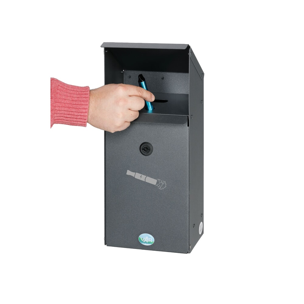 Produktabbildung Nr. 3: VAR® Ascher EZS 1, zur Entsorgung von E-Zigaretten, Wandmontage