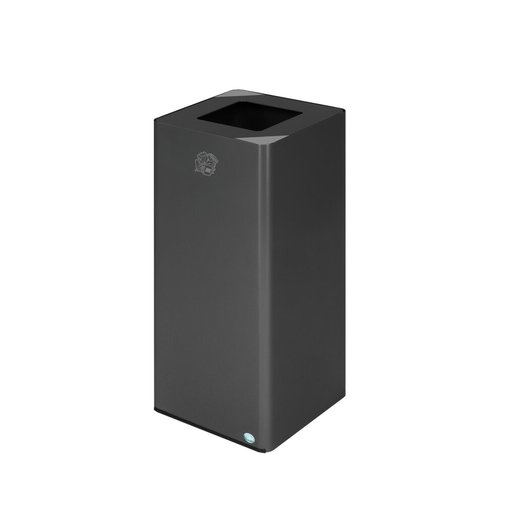 VAR® Wertstoffsammler WSG Quadro 118, mit 4 Farbecken zum Selbstkleben Produktabbildung: VAR® Wertstoffsammler WSG Quadro 118, mit 4 Farbecken zum Selbstkleben