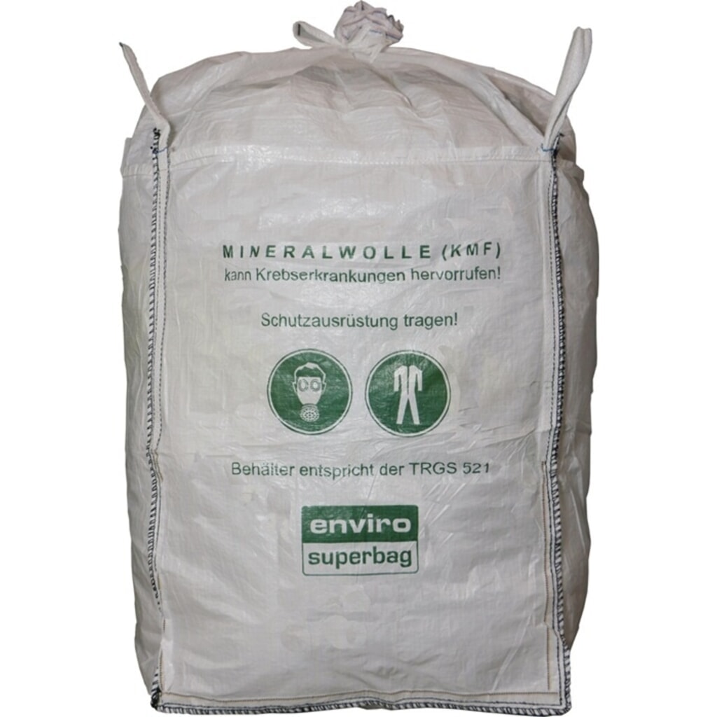 ASUP Transportsack Big Bag, mit Einfüllschürze, Tragkraft 200 kg, HxBxL 1200 mm x 900 mm x 900 mm, weiß, für KMF Produktabbildung: ASUP Transportsack Big Bag, mit Einfüllschürze, Tragkraft 200 kg, HxBxL 1200 mm x 900 mm x 900 mm, weiß, für KMF