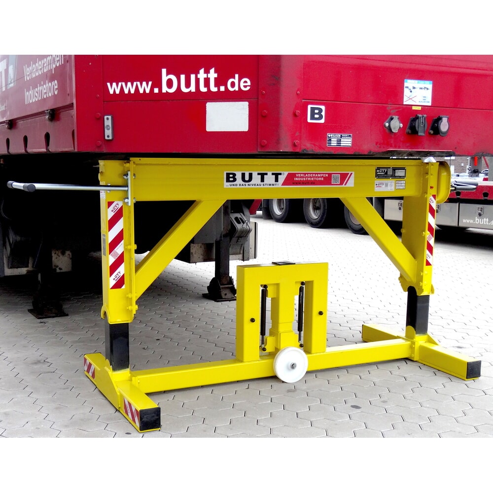 Produktabbildung Nr. 3: BUTT® Teleskop-Verladestütze für Lkw Trailerbock TB25, Tragfähigkeit 25 t, Arbeitshöhe 1020–1470 mm