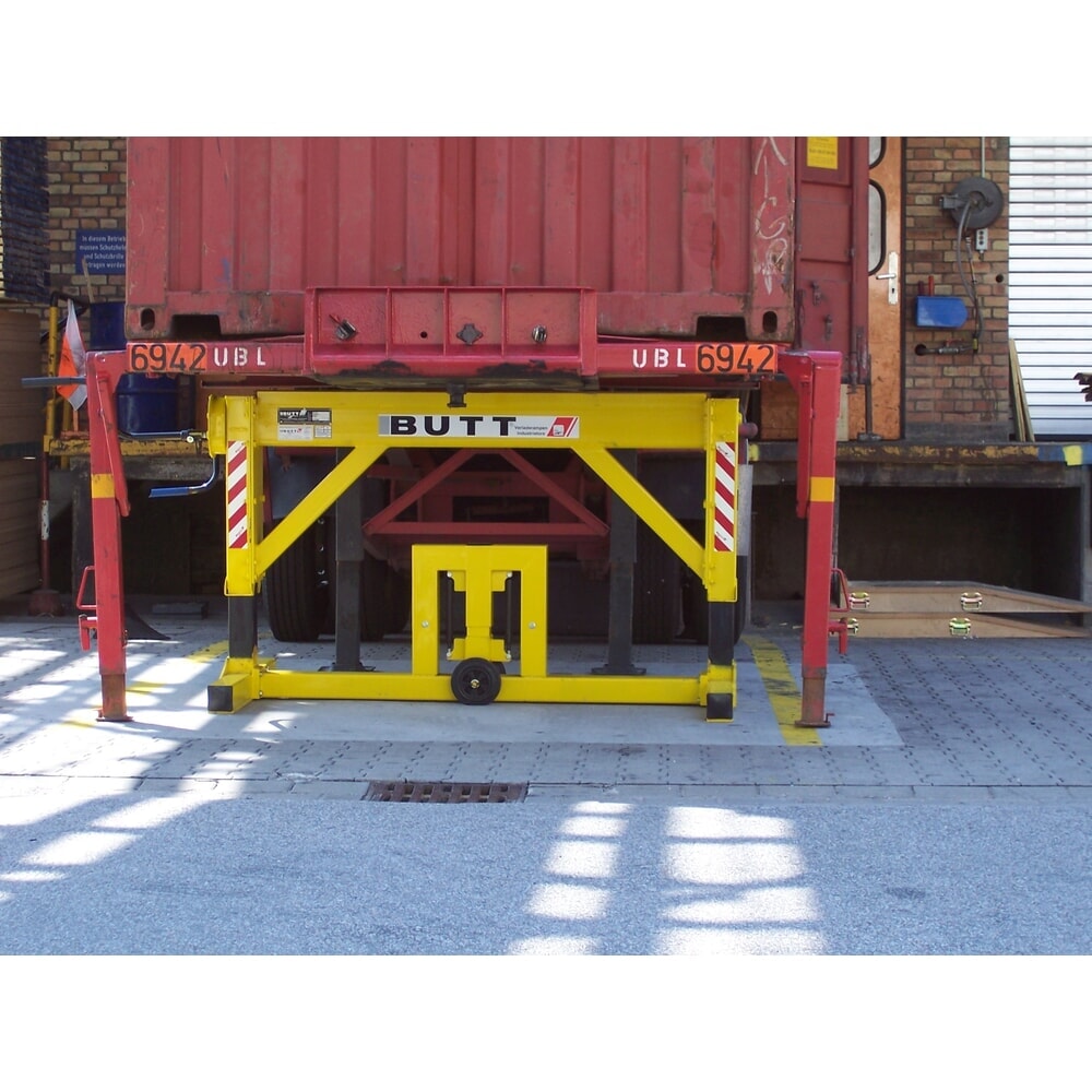 Produktabbildung Nr. 7: BUTT® Teleskop-Verladestütze für Lkw Trailerbock TB25, Tragfähigkeit 25 t, Arbeitshöhe 1020–1470 mm