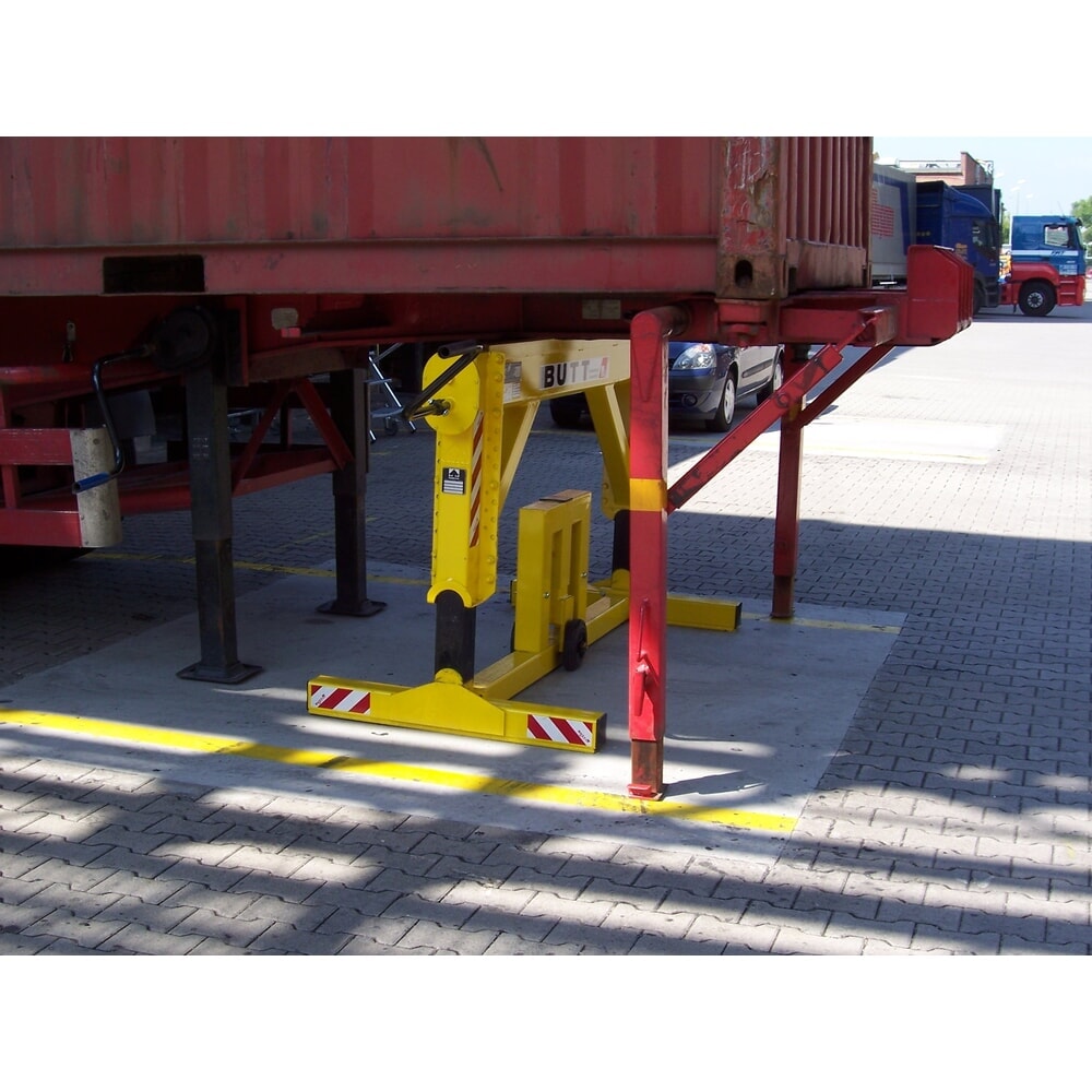 Produktabbildung Nr. 8: BUTT® Teleskop-Verladestütze für Lkw Trailerbock TB25, Tragfähigkeit 25 t, Arbeitshöhe 1020–1470 mm