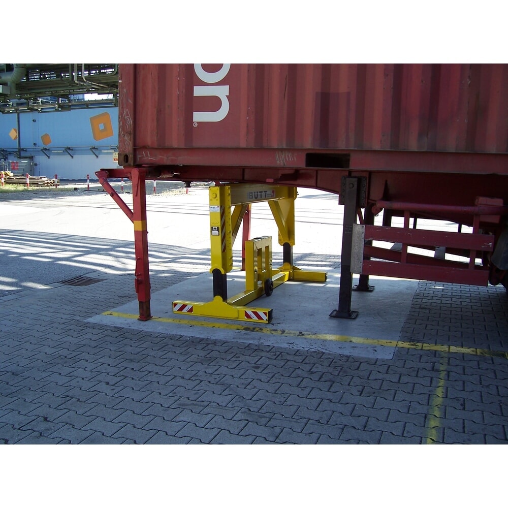 Produktabbildung Nr. 9: BUTT® Teleskop-Verladestütze für Lkw Trailerbock TB25, Tragfähigkeit 25 t, Arbeitshöhe 1020–1470 mm