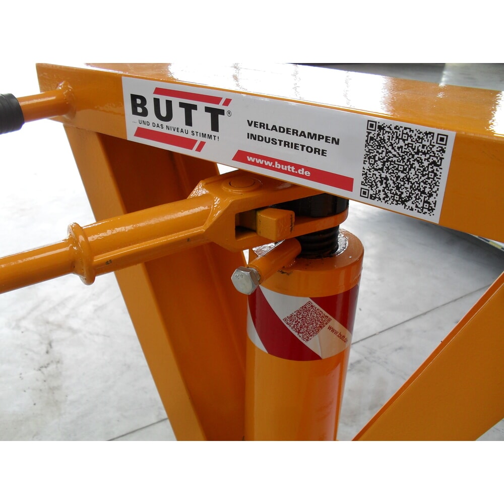 Produktabbildung Nr. 5: BUTT® Teleskop-Verladestütze für Lkw, Tragfähigkeit 30 t, Modell TS-2, Arbeitshöhe von 1000–1300 mm