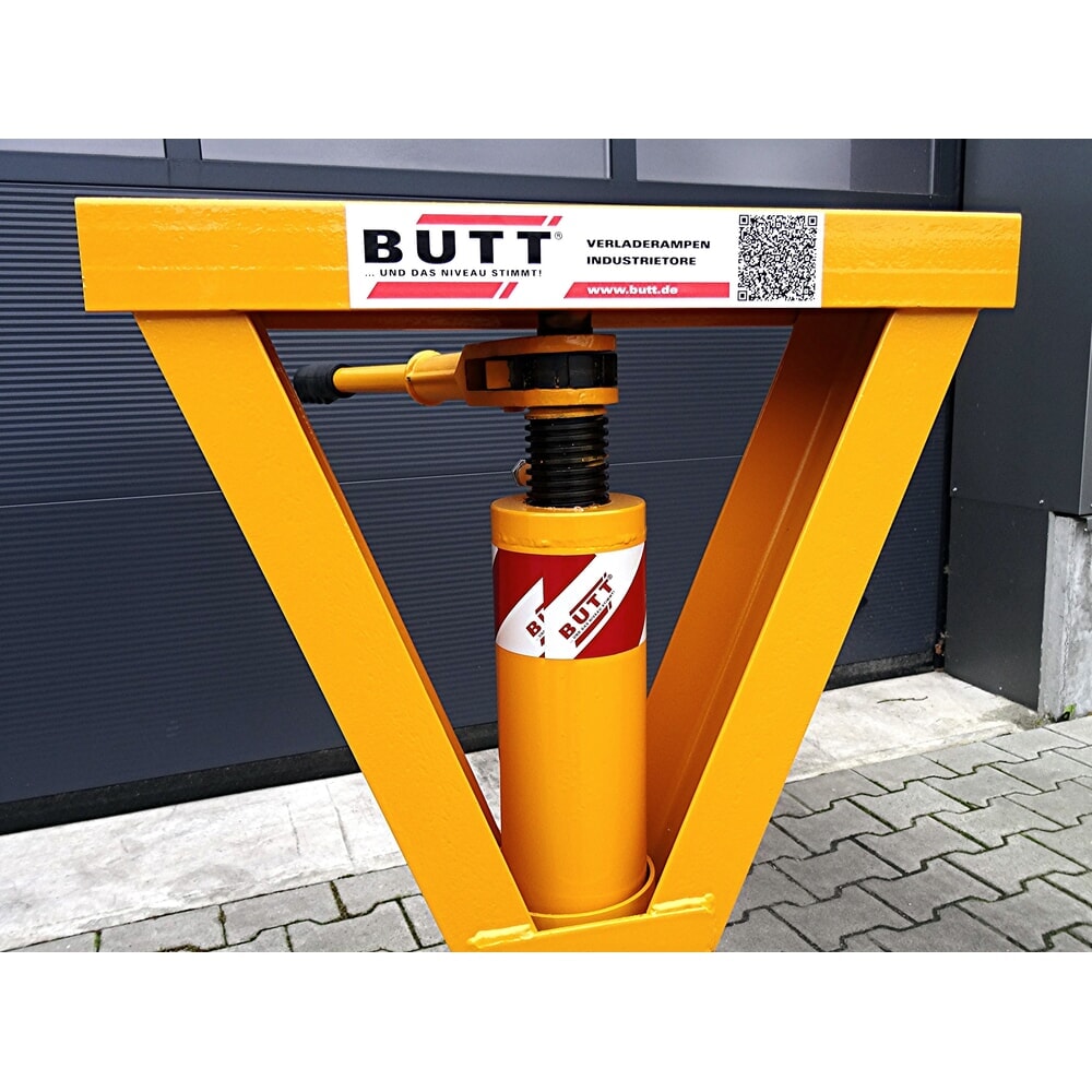 Produktabbildung Nr. 7: BUTT® Teleskop-Verladestütze für Lkw, Tragfähigkeit 30 t, Modell TS-2, Arbeitshöhe von 1000–1300 mm