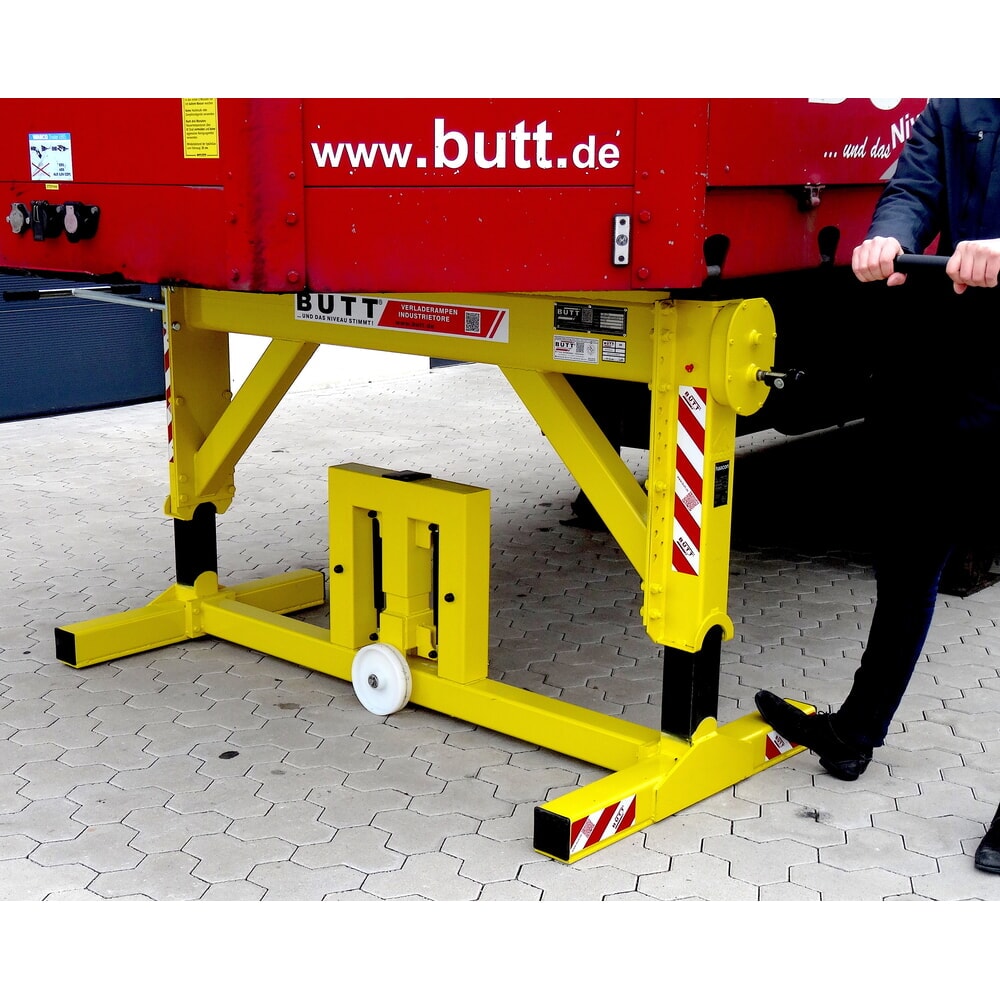 Produktabbildung Nr. 23: BUTT® Teleskop-Verladestütze für Lkw Trailerbock TB25, Tragfähigkeit 25 t, Arbeitshöhe 1020–1470 mm