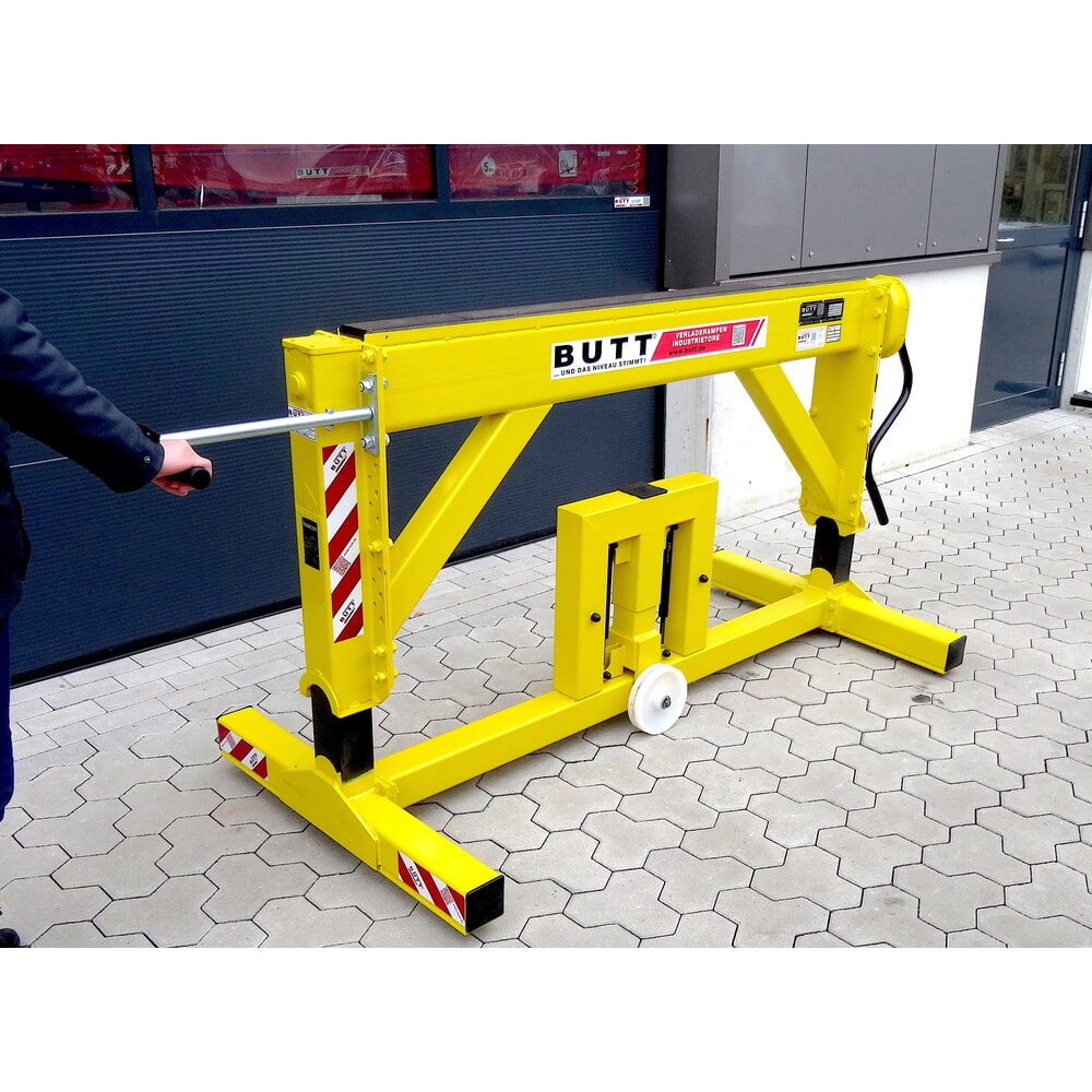 Produktabbildung Nr. 24: BUTT® Teleskop-Verladestütze für Lkw Trailerbock TB25, Tragfähigkeit 25 t, Arbeitshöhe 1020–1470 mm