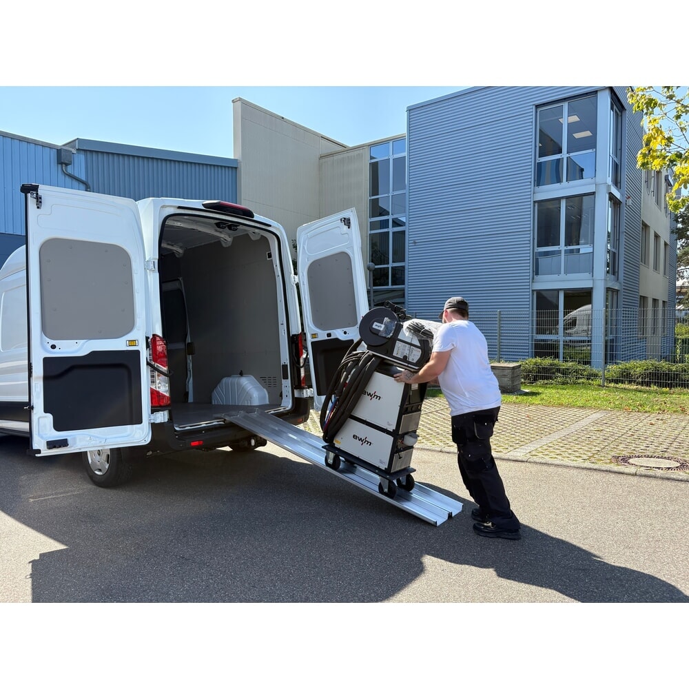 Produktabbildung Nr. 7: Altec Verladeschienen ABS, mit Schutzrand, für leichtere Ladegüter, Tragkraft/Paar 600 kg, LxB 1.500 x 150 mm