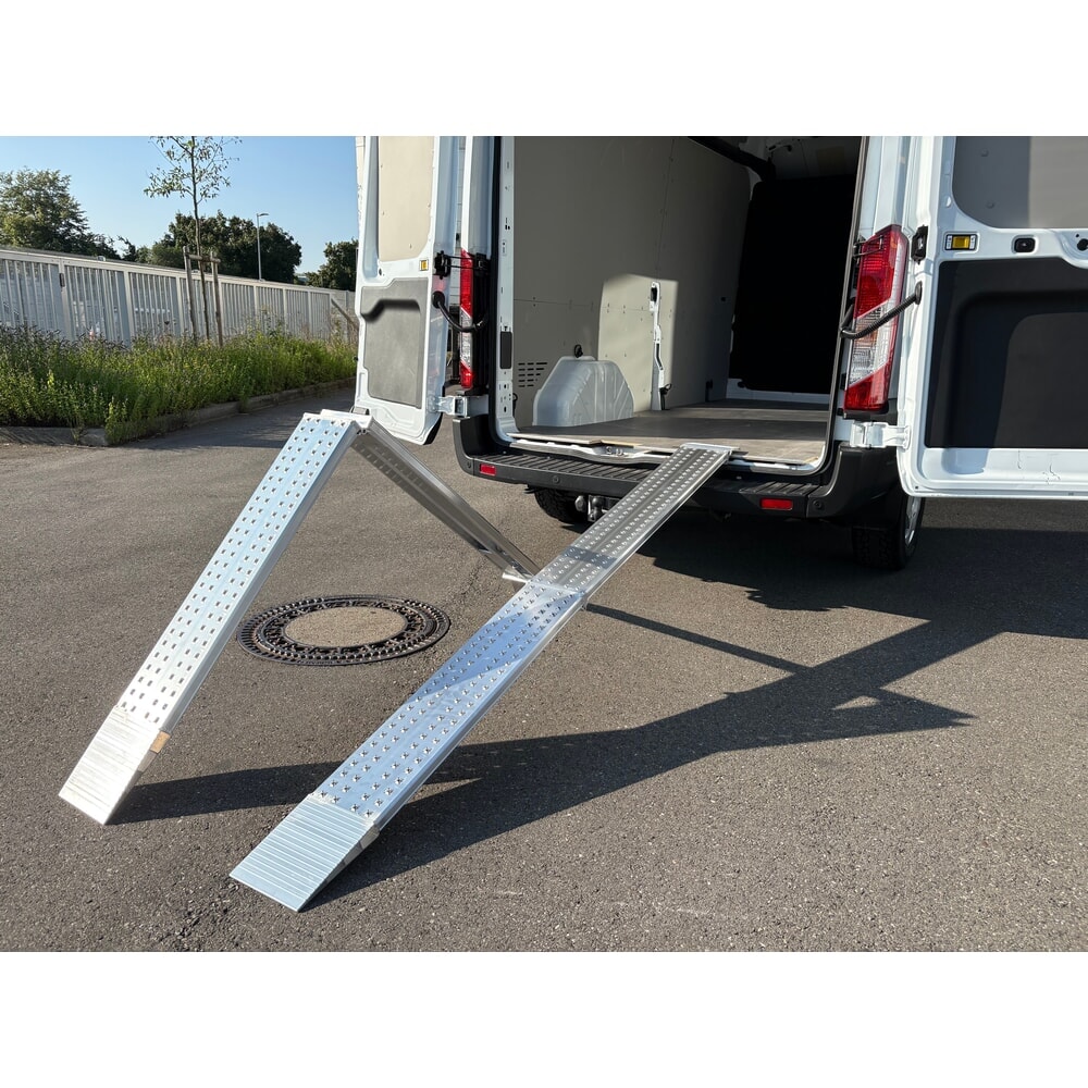 Produktabbildung Nr. 3: Altec Klappbare Verladeschienen AOS-F, flexibel einsetzbar, Tragkraft/Paar 590 kg, LxB 3.025 x 400 mm