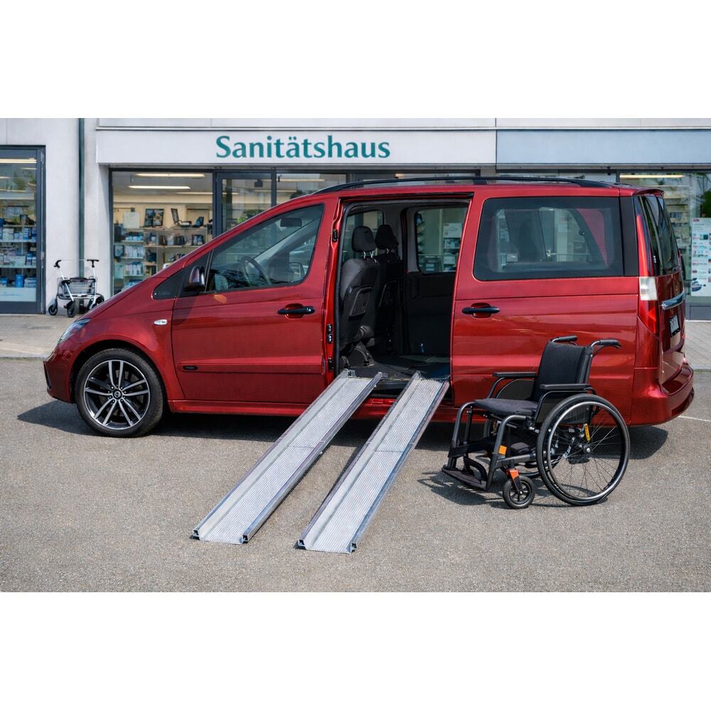 Produktabbildung Nr. 4: Altec Klappbare Verladeschiene ABS-F, für den schnellen Transport, Tragkraft 400 kg, LxB 1.500 x 235 mm