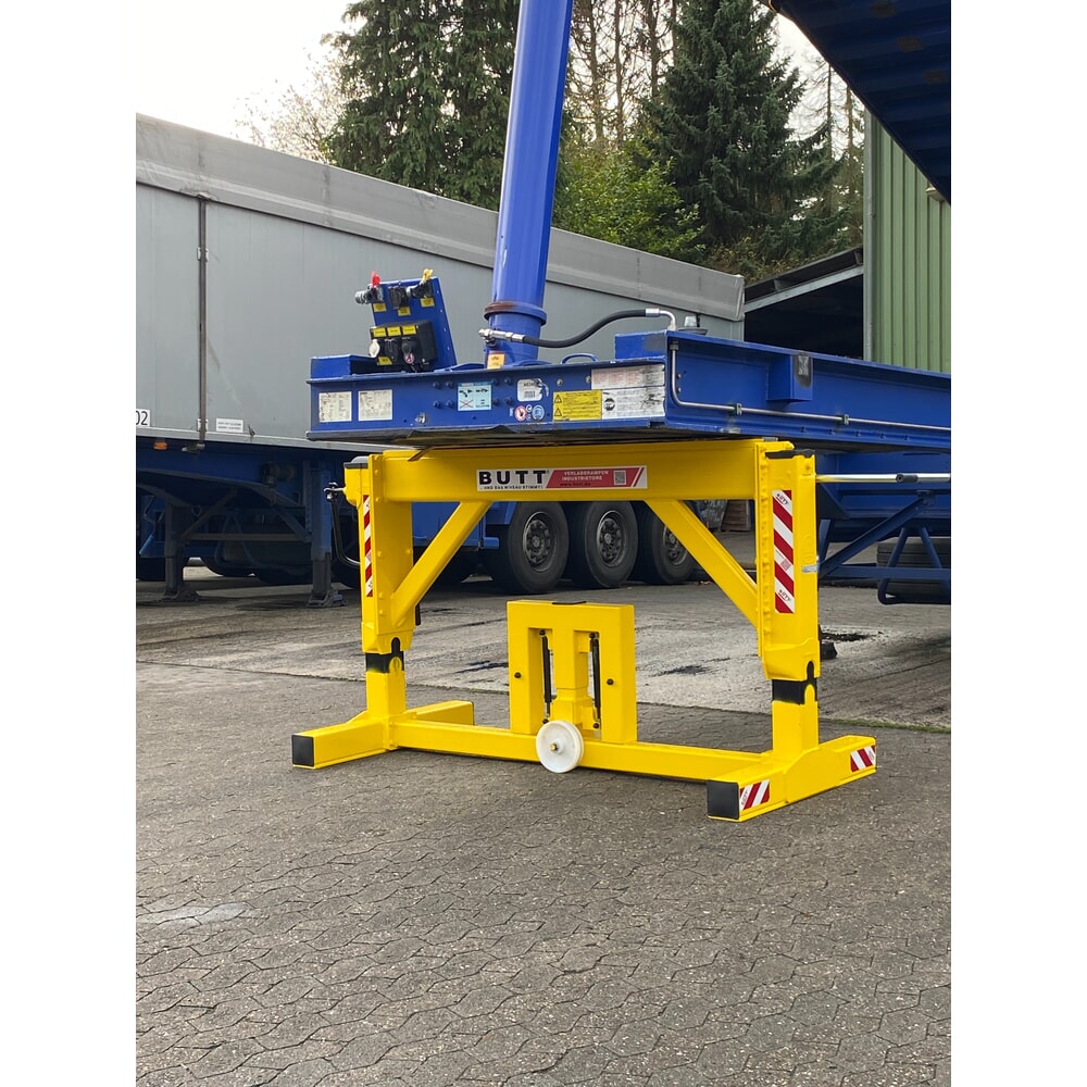 Produktabbildung Nr. 33: BUTT® Teleskop-Verladestütze für Lkw Trailerbock TB25, Tragfähigkeit 25 t, Arbeitshöhe 1020–1470 mm