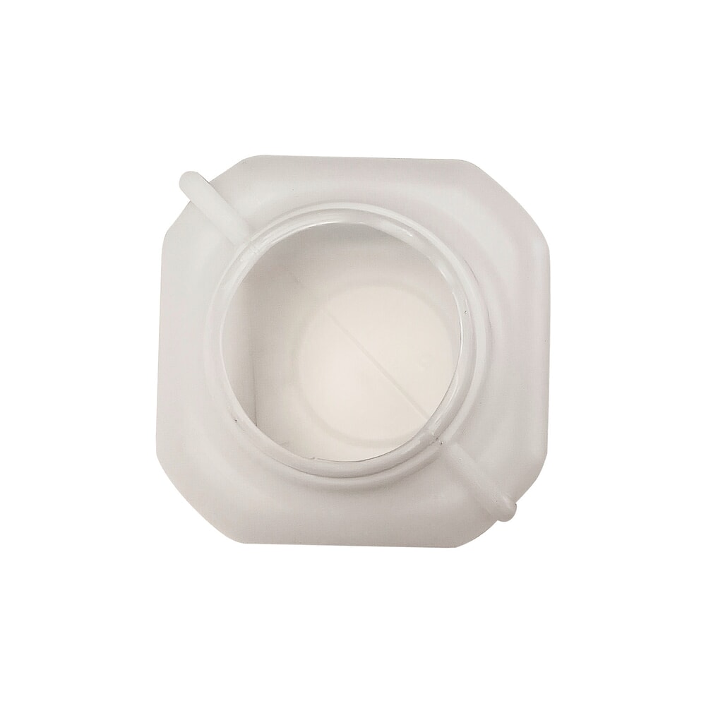 Produktabbildung Nr. 3: HEMMDAL Weithalsfass mit Deckel, eckig, lebensmittelecht, weiß, 5 Liter