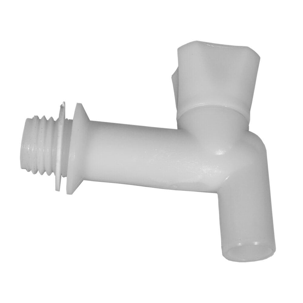 Produktabbildung Nr. 6: HEMMDAL Spannringfass mit Deckel und Hahn, quadratisch, lebensmittelecht, blau, 100 Liter