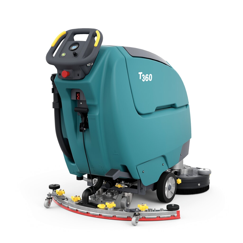 Produktabbildung Nr. 3: Tennant® Handgeführte Scheuersaugmaschine T360, magnetischer Bürstenwechsel