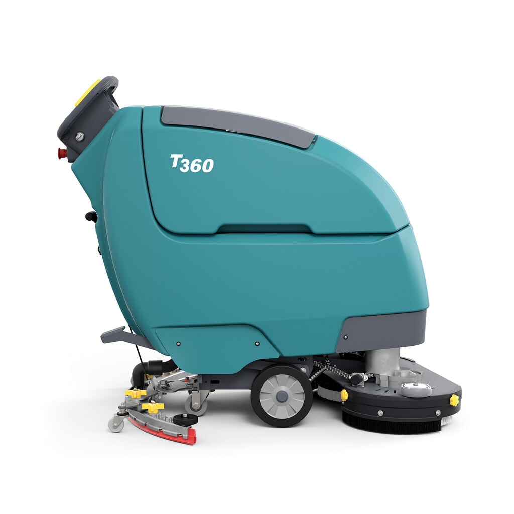 Produktabbildung Nr. 11: Tennant® Handgeführte Scheuersaugmaschine T360, magnetischer Bürstenwechsel