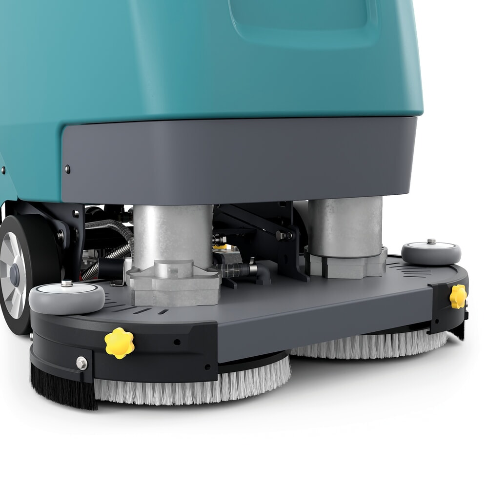 Produktabbildung Nr. 11: Tennant® Handgeführte Scheuersaugmaschine T360, magnetischer Bürstenwechsel