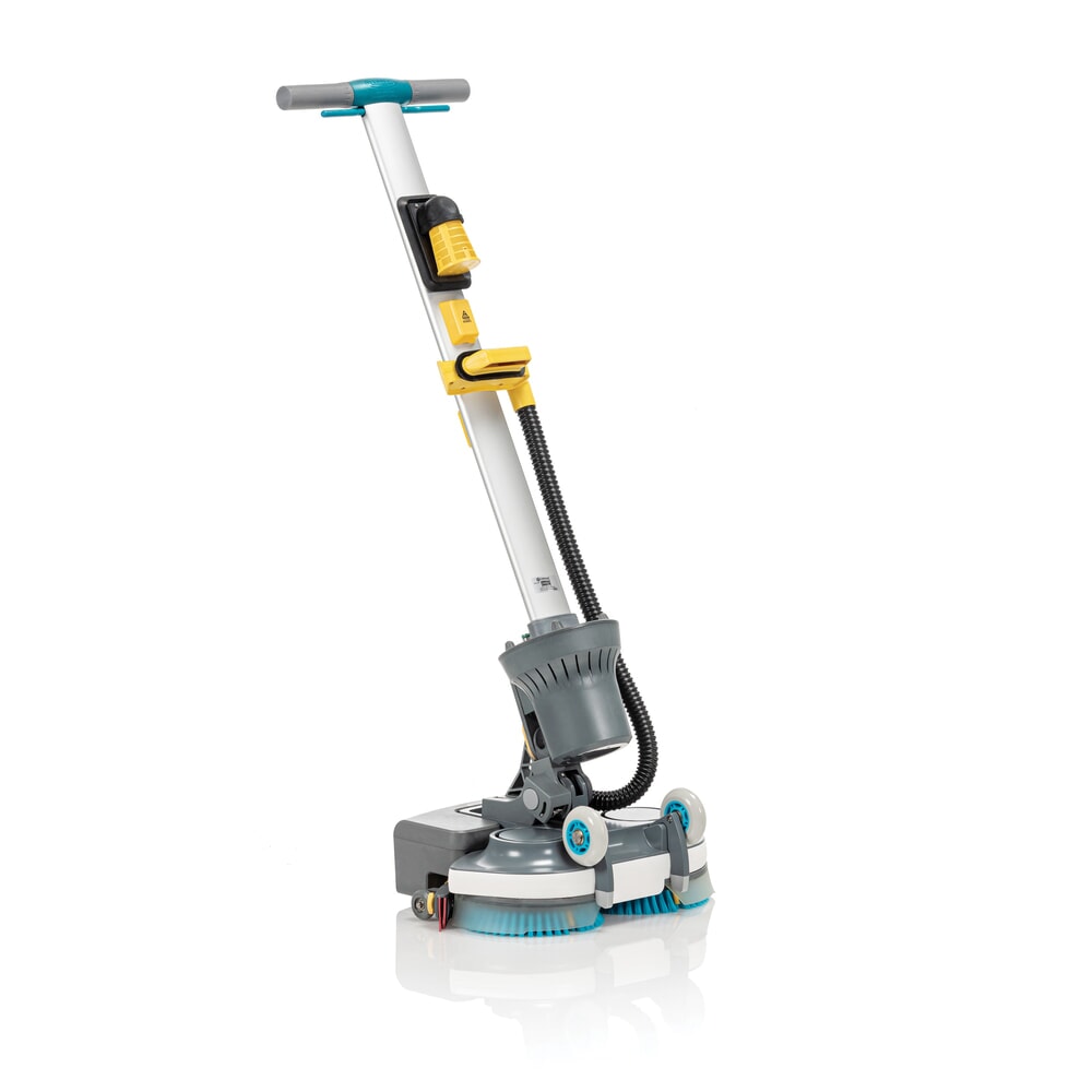 Produktabbildung Nr. 3: Tennant® Handgeführte Micro-Scheuersaugmaschine i-mop, mit gegenläufigen Doppelbürsten, Arbeitsbreite 368 mm