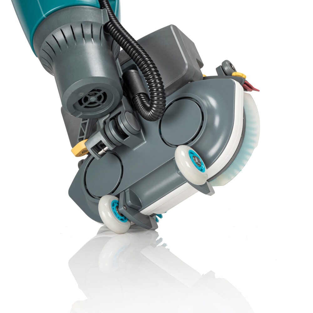 Produktabbildung Nr. 7: Tennant® Handgeführte Micro-Scheuersaugmaschine i-mop, mit gegenläufigen Doppelbürsten, Arbeitsbreite 368 mm