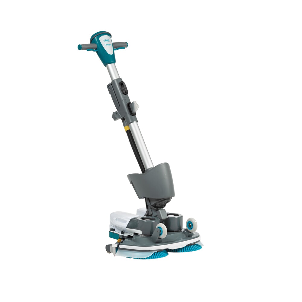 Produktabbildung Nr. 13: Tennant® Handgeführte Micro-Scheuersaugmaschine i-mop, mit gegenläufigen Doppelbürsten, Arbeitsbreite 460 mm, Stützsystem, Schnellwechsel-Sauglippe