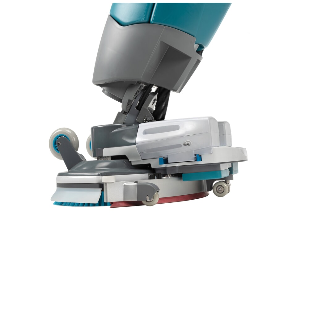 Produktabbildung Nr. 14: Tennant® Handgeführte Micro-Scheuersaugmaschine i-mop, mit gegenläufigen Doppelbürsten, Arbeitsbreite 460 mm, Stützsystem, Schnellwechsel-Sauglippe