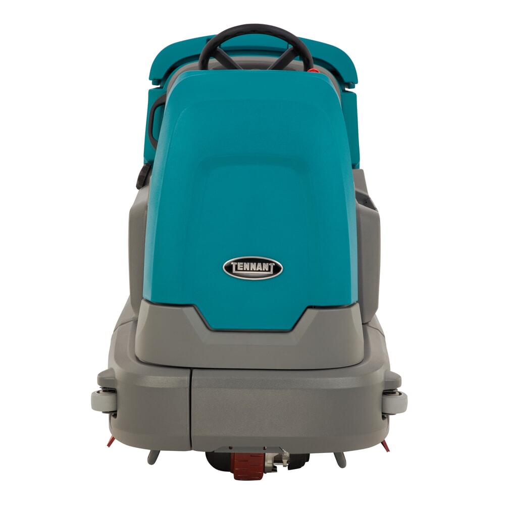 Produktabbildung Nr. 3: Tennant® Aufsitz-Scheuersaugmaschine T12, vollelektrischer Fahrantrieb, mit 2 Schrubbtellern, Komfortsitz, Rammschutz, Seitenschubaggregat, Ec-H2O System
