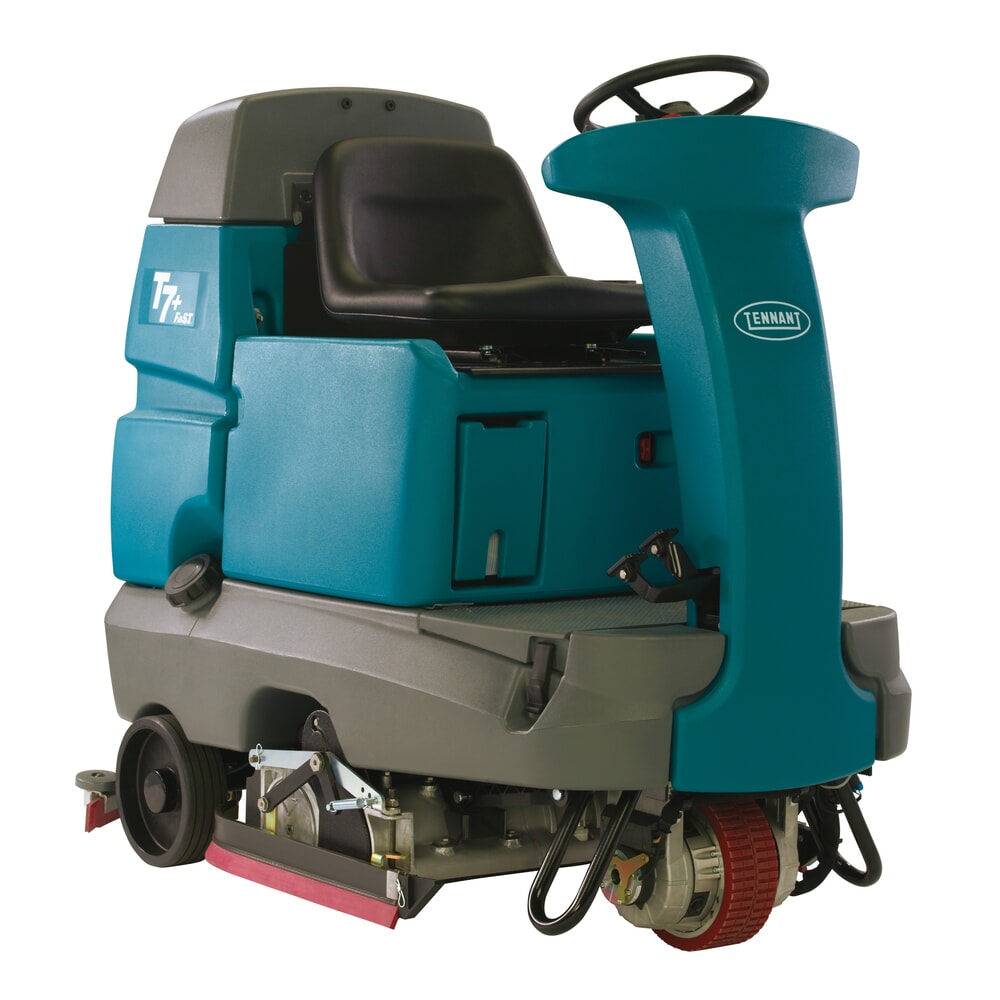 Produktabbildung Nr. 3: Tennant® Aufsitz-Scheuersaugmaschine T7, mit Hygenic®-Tanks, mit 2 Schrubbtellern, größere Batterie