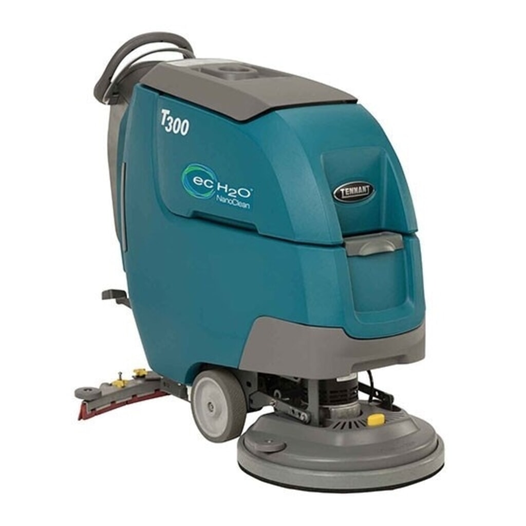 Produktabbildung: Tennant® Handgeführte Scheuersaugmaschine T300, mit Quiet-Mode™, Arbeitsbreite 500 mm, mit 1 Standardbürste