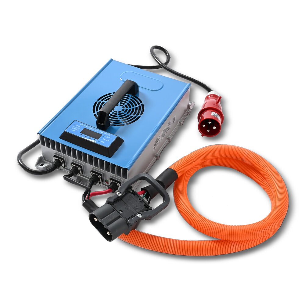 Produktabbildung Nr. 1: Externes Ladegerät D400, 80 V, 60 A, CEE red 32A, 4-pin - 3P+E für AntOn by Jungheinrich Elektro-Stapler CBH 2.0