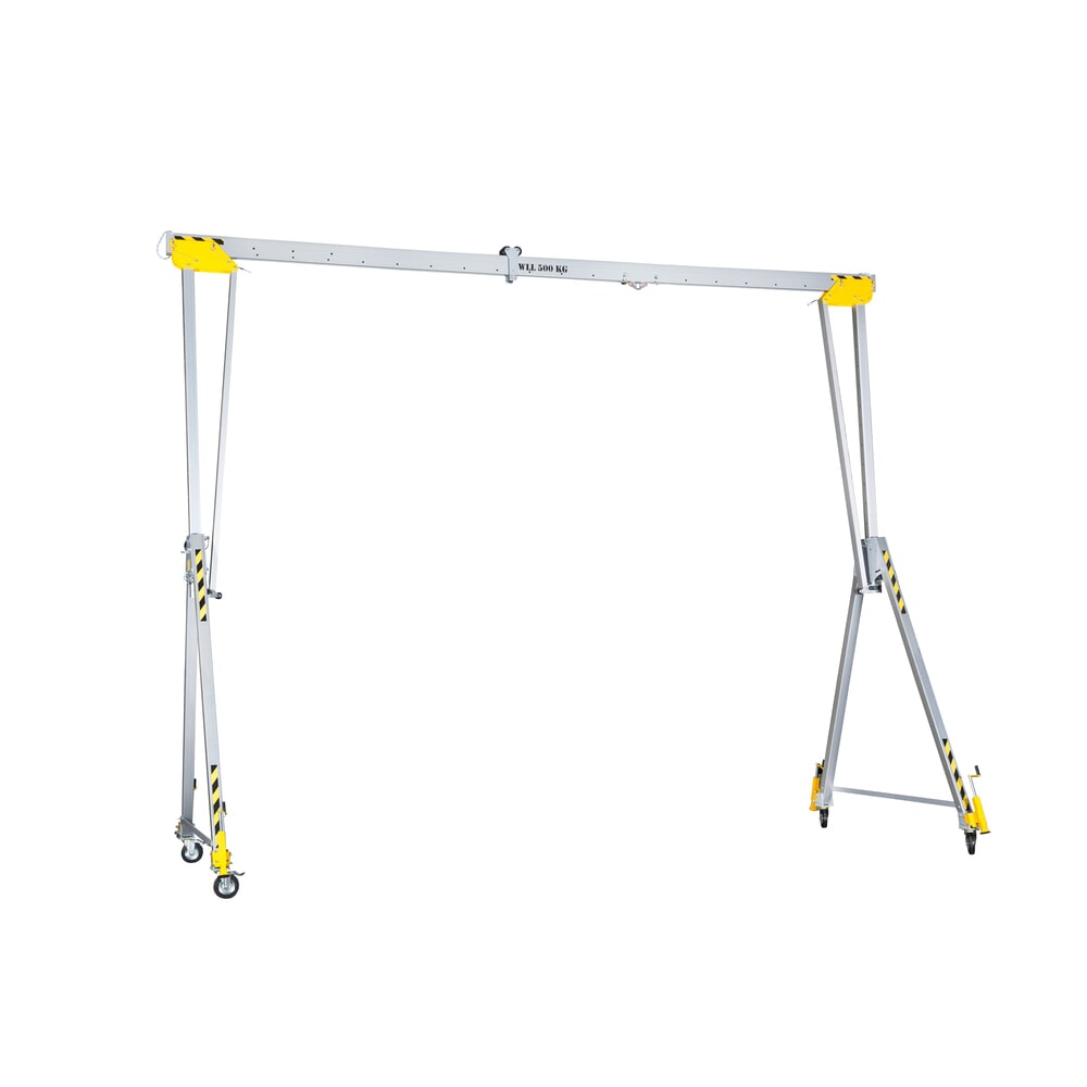 Produktabbildung Nr. 4: PLANETA Alu-Portalkran RLPK, inkl. Hebelzug, verfahrbar, Länge 2.000 mm, TK 1.750 kg, Größe S