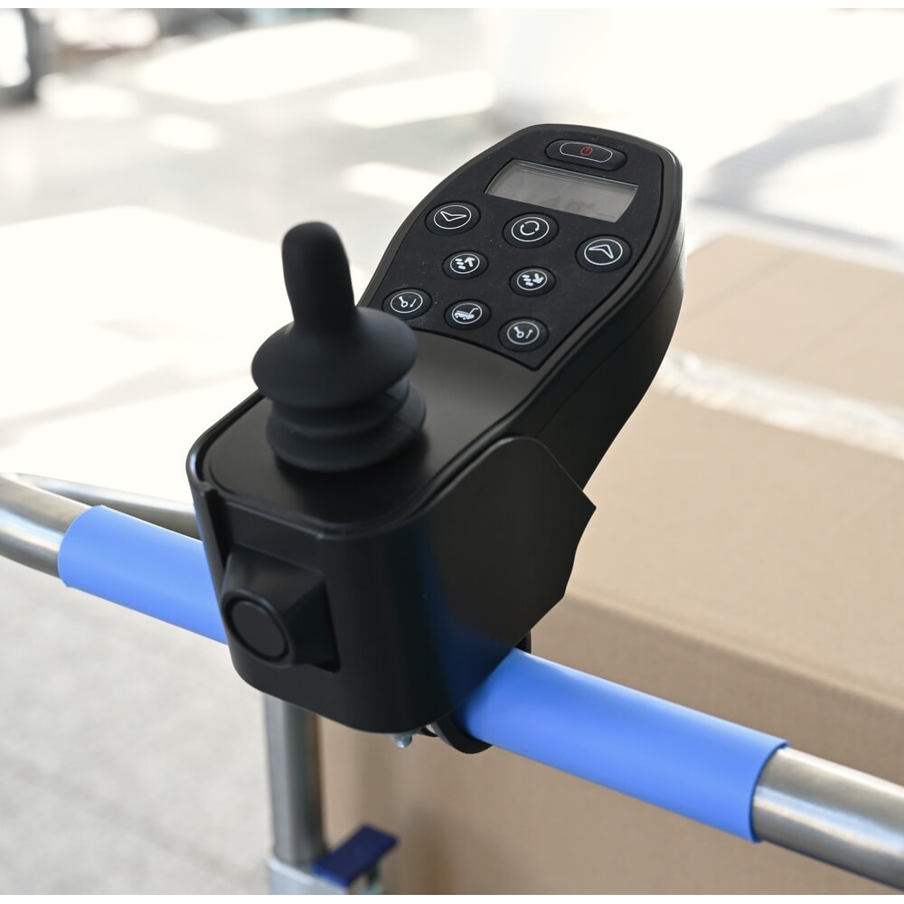 PRUJOY Elektrische Treppensteiger-Handkarren, Motor, 440 Pfund Traglast, zusammenklappbarer elektrischer Treppensteigerwagen mit Ladegerät, Lithium-Batterie, 5 Räder zum Treppensteigen (24V36AH PRUJOY Elektrische Treppensteiger-Handkarren, Motor, 440 Pfund Traglast, zusammenklappbarer elektrischer Treppensteigerwagen mit Ladegerät, Lithium-Batterie, 5 Räder zum Treppensteigen (24V36AH