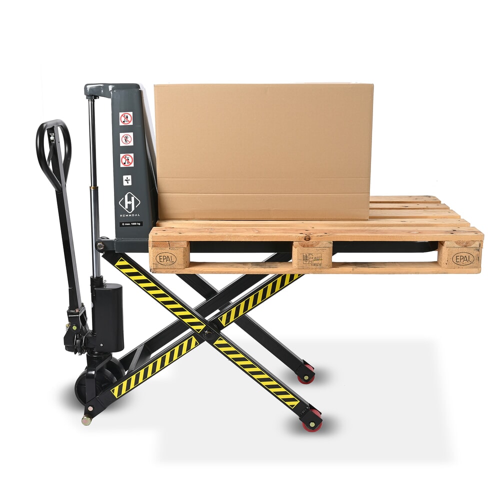 Produktabbildung Nr. 2: Scherenhubwagen HEMMDAL PTM 1.0 Scissor, Tragfähigkeit 1.000 kg, Gabellänge 1.150 mm, Polyurethan, Einfachrolle
