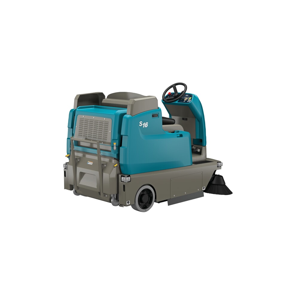 Produktabbildung Nr. 4: Tennant® Aufsitzkehrmaschine S16L, mit MaxPro™-Kehrtechnologie, mit 1 Seitenbesen