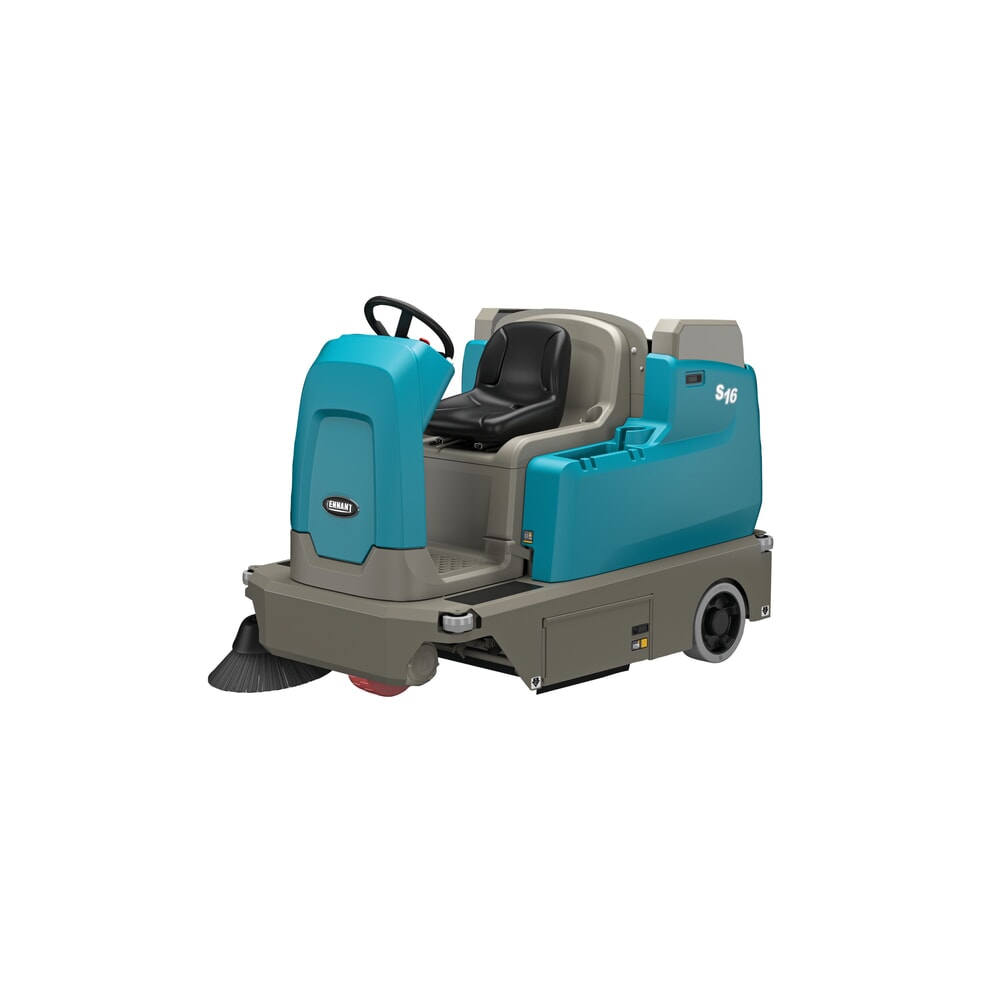 Produktabbildung Nr. 1: Tennant® Aufsitzkehrmaschine S16L, mit MaxPro™-Kehrtechnologie, mit 1 Seitenbesen