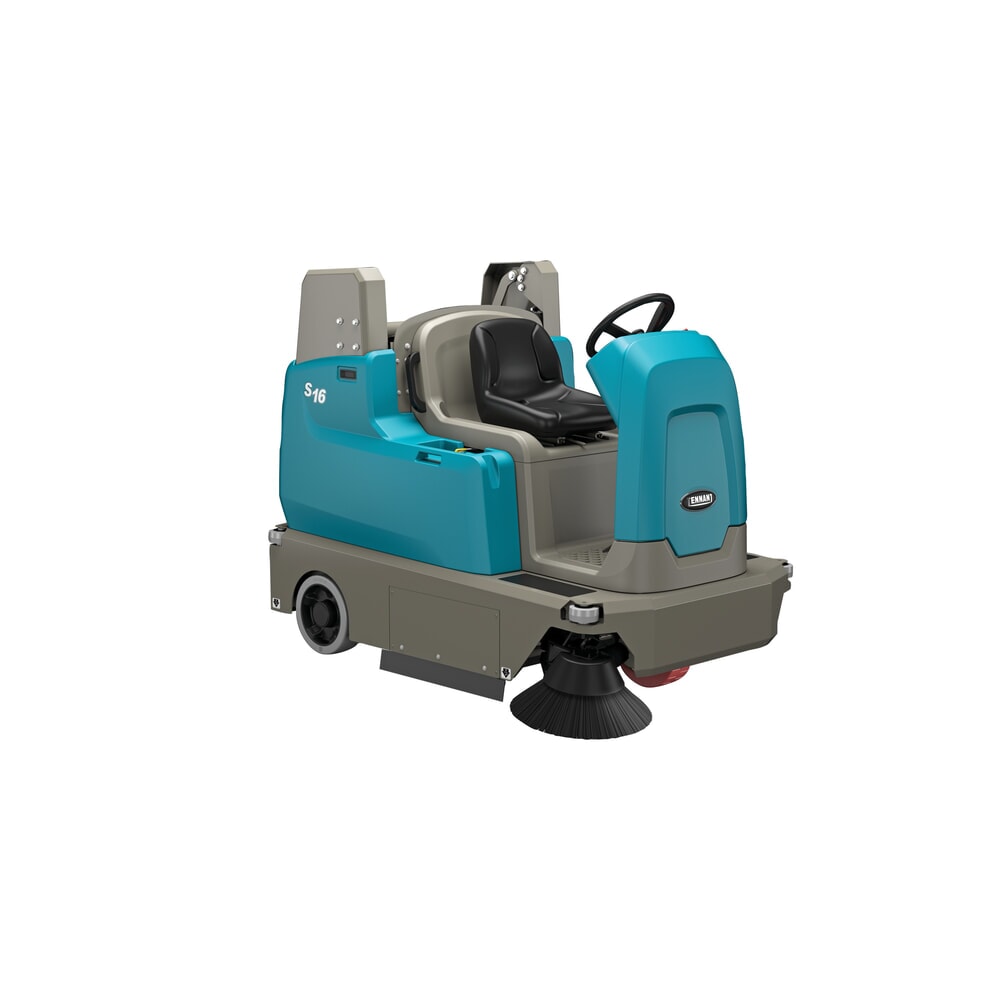 Produktabbildung Nr. 8: Tennant® Aufsitzkehrmaschine S16H, mit MaxPro™-Kehrtechnologie, mit 1 Seitenbesen, Handabsaugschlauch