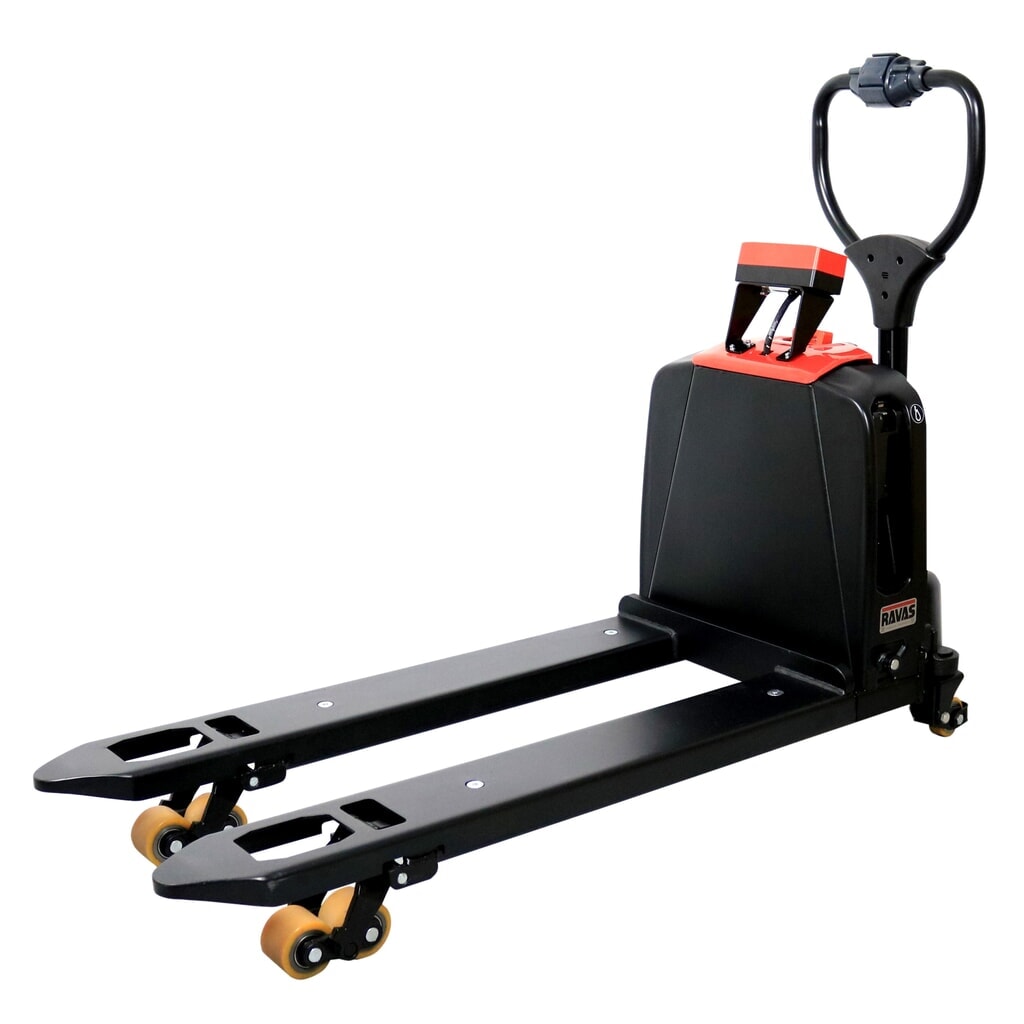 Ravas Elektro-Hubwagen mit Waage Ergo-Truck 2-11, Tragfähigkeit 1500 kg Produktabbildung: Ravas Elektro-Hubwagen mit Waage Ergo-Truck 2-11, Tragfähigkeit 1500 kg