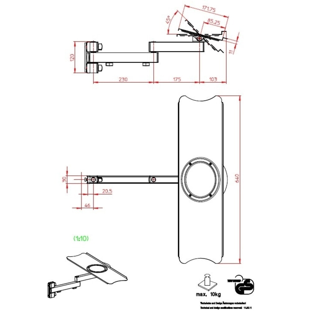Produktabbildung Nr. 12: HEMMDAL Elektrisch höhenverstellbarer Packtisch ERGO 2, Komplett-Set, Tragfähigkeit 200 kg, HxBxT 720-1.220 x 1.600 x 750 mm