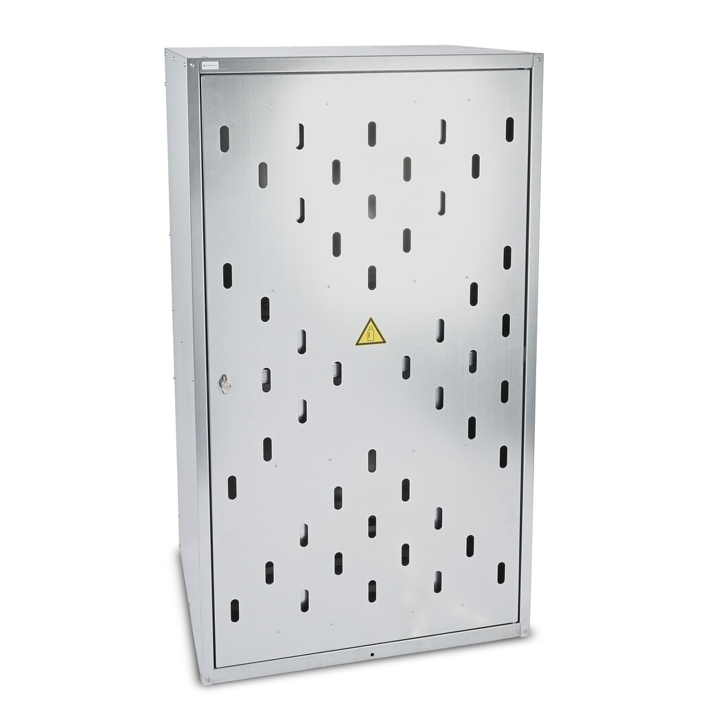 Produktabbildung Nr. 1: HEMMDAL Gasflaschenschrank, HxBxT 1500 x 840 x 690 mm, 1-türig