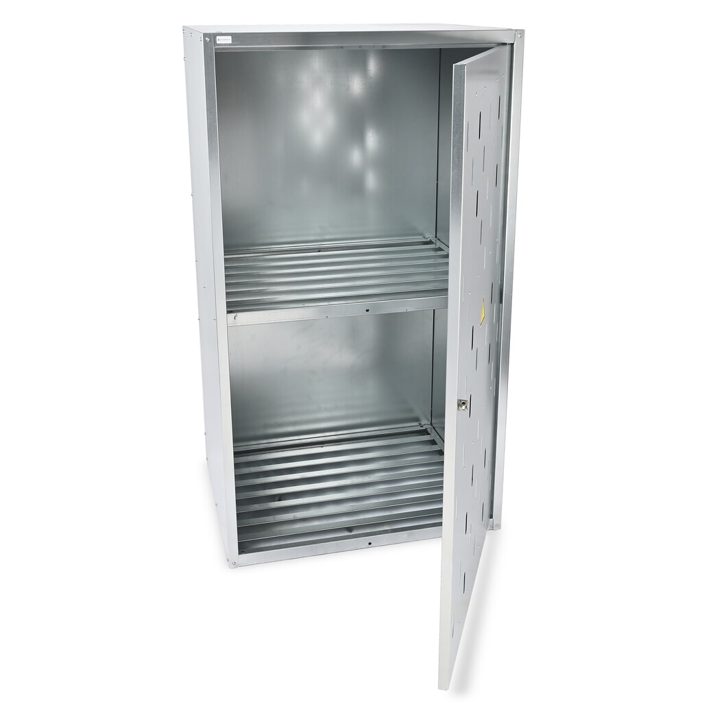 HEMMDAL Gasflaschenschrank, HxBxT 1500 x 840 x 690 mm, 1-türig Produktabbildung Nr. 2: HEMMDAL Gasflaschenschrank, HxBxT 1500 x 840 x 690 mm, 1-türig