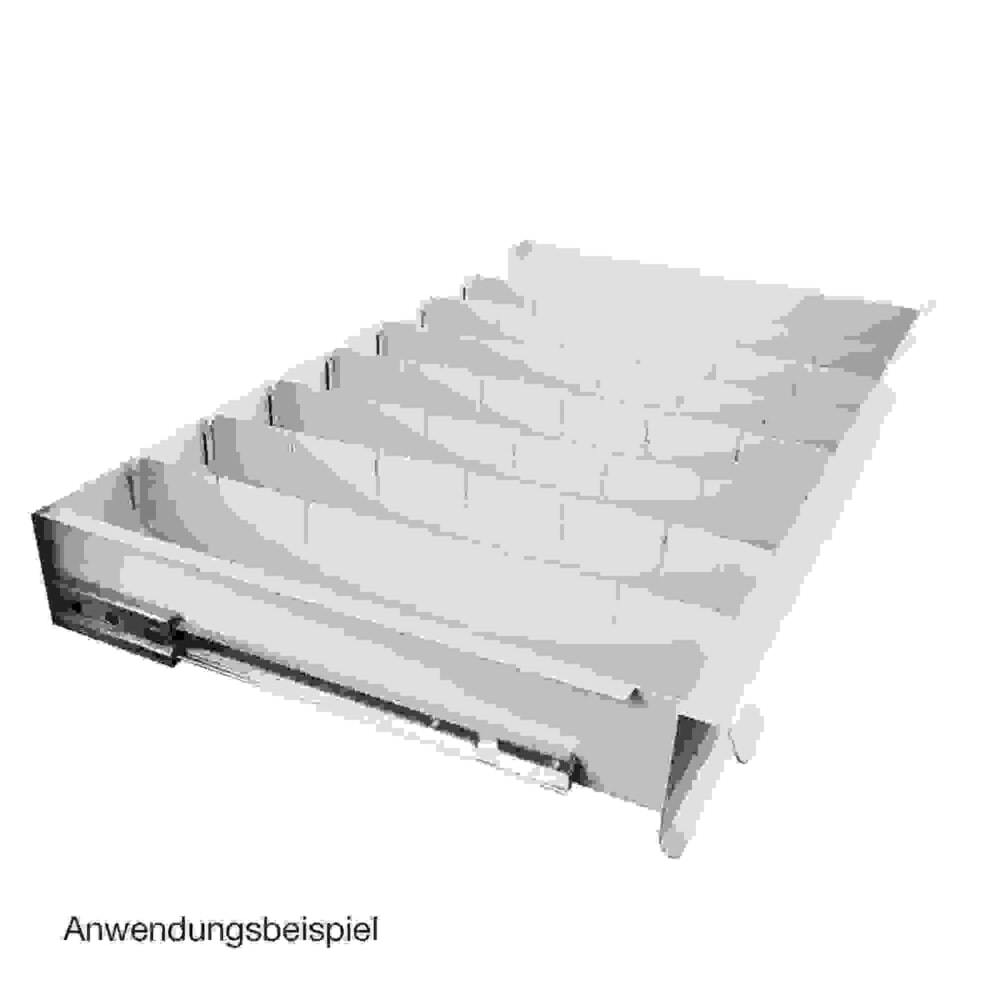 Produktabbildung Nr. 3: Einteiler für HEMMDAL Schubladenschrank Classic, LxB 338 x 50 mm, für kleine Schublade