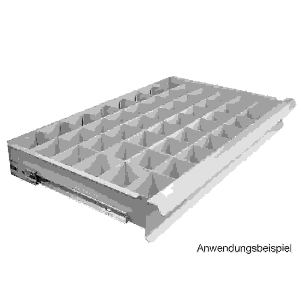 Produktabbildung Nr. 3: Einteiler-Set für HEMMDAL Schubladenschrank Classic, 12-teilig, 7x Länge 338 mm, 5x Länge 570 mm, Höhe 50 mm, für kleine Schublade