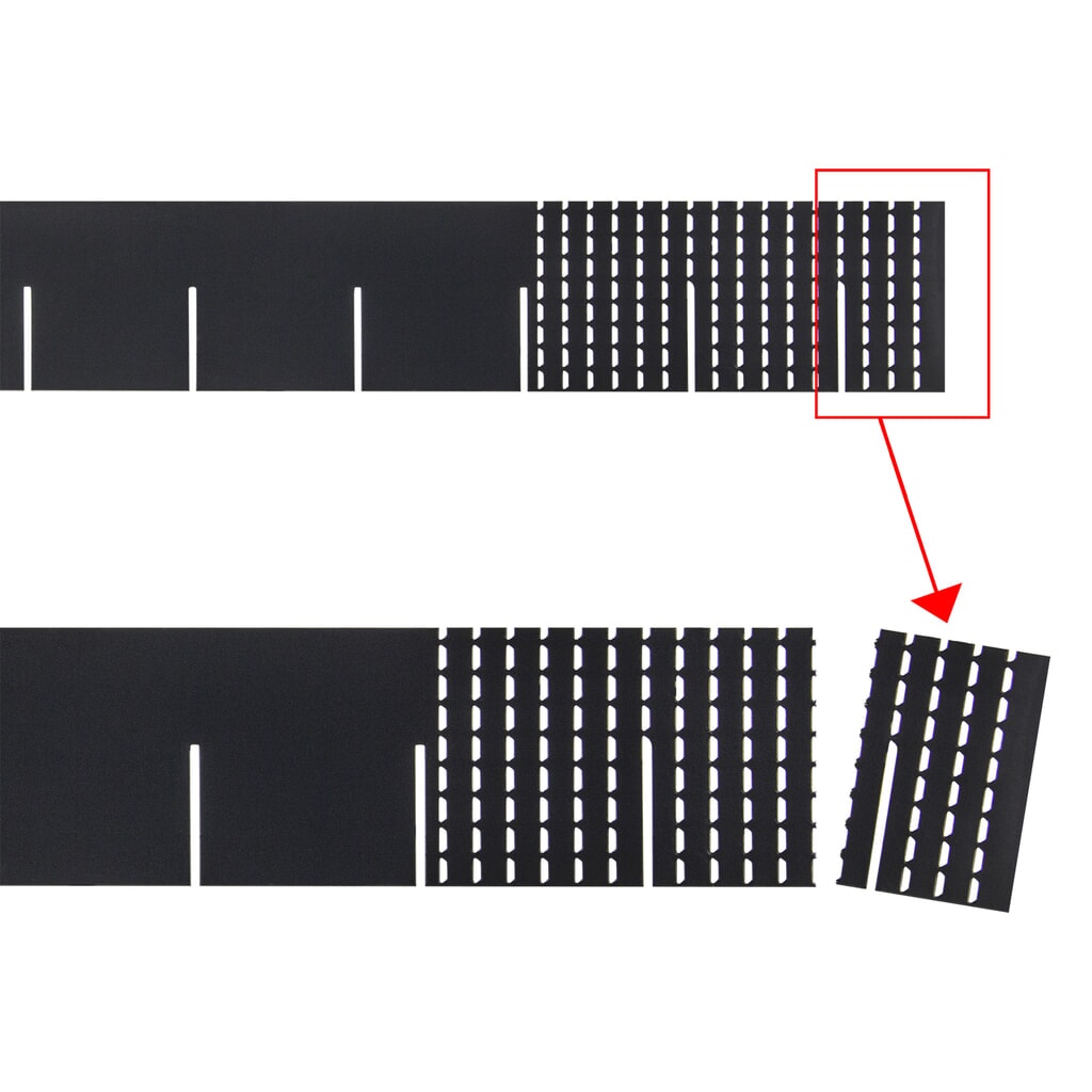 Universaleinteiler für HEMMDAL Schubladenschränke, Länge 400 mm Produktabbildung Nr. 2: Universaleinteiler für HEMMDAL Schubladenschränke, Länge 400 mm