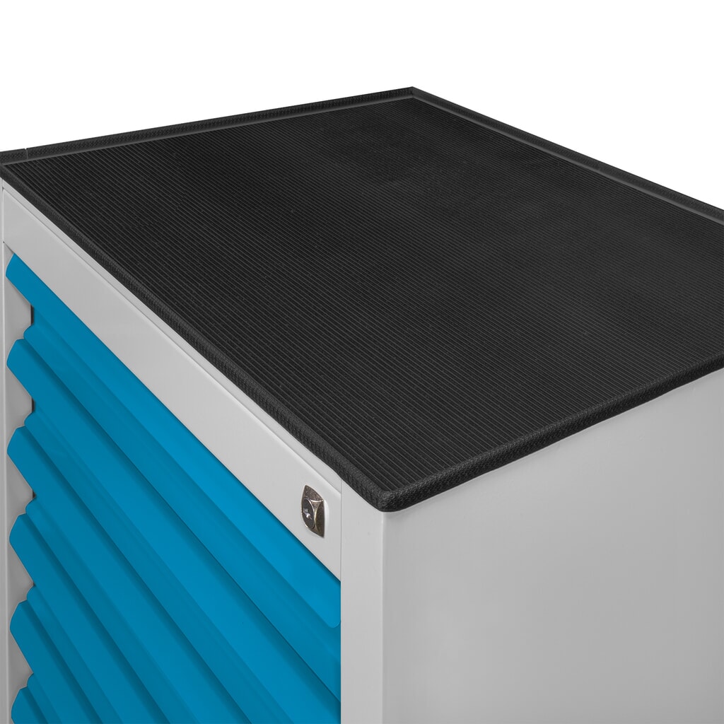 HEMMDAL Schubladenschrank Maxi, 8 Schubladen, HxBxT 900 x 710 x 550 mm, lichtgrau/lichtblau Produktabbildung Nr. 7: HEMMDAL Schubladenschrank Maxi, 8 Schubladen, HxBxT 900 x 710 x 550 mm, lichtgrau/lichtblau