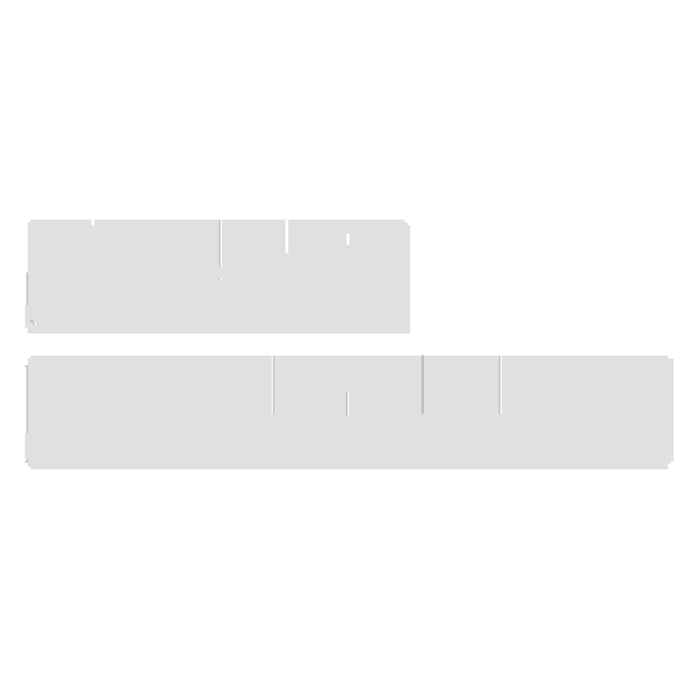 Produktabbildung: Einteiler-Set für HEMMDAL Schubladenschrank Classic, 12-teilig, 7x Länge 338 mm, 5x Länge 570 mm, Höhe 100 mm, für große Schublade